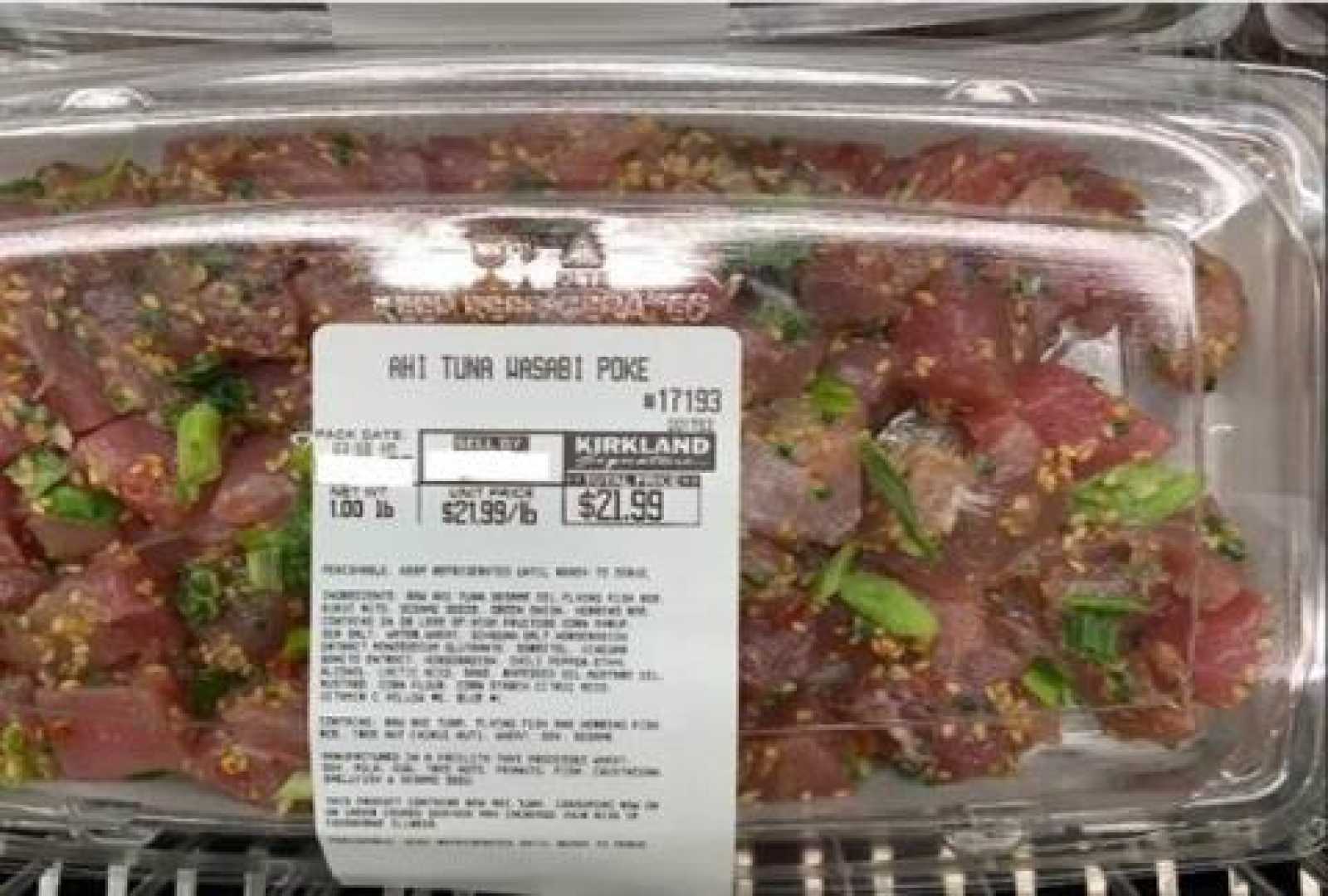 Ahi Tuna Wasabi Poke Recall Listeria