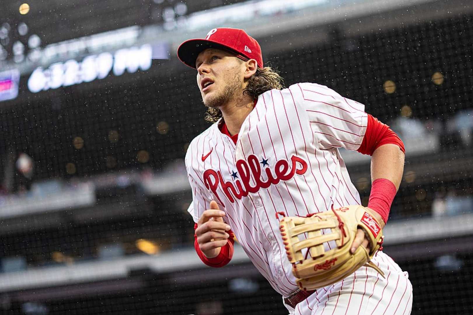 Alec Bohm Baseball Action Philadelphia Phillies
