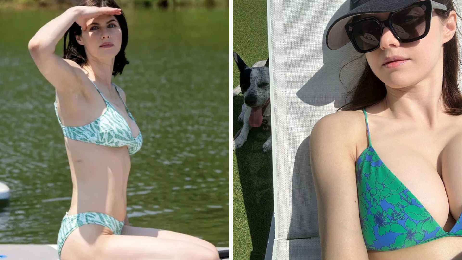 Alexandra Daddario Bikini Photos
