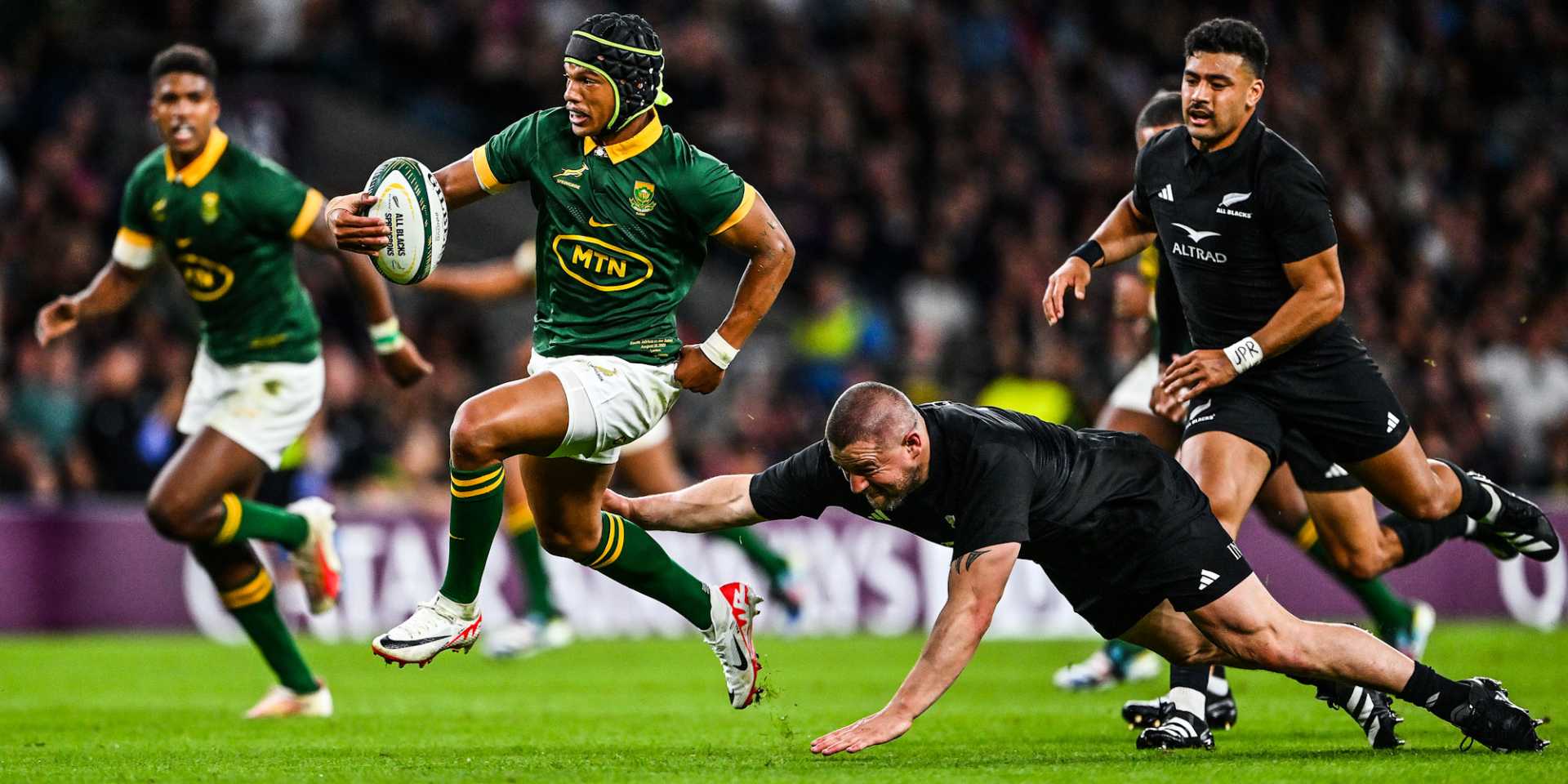 All Blacks Springboks Rugby Match