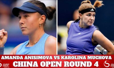 Amanda Anisimova Karolína Muchová Tennis Match