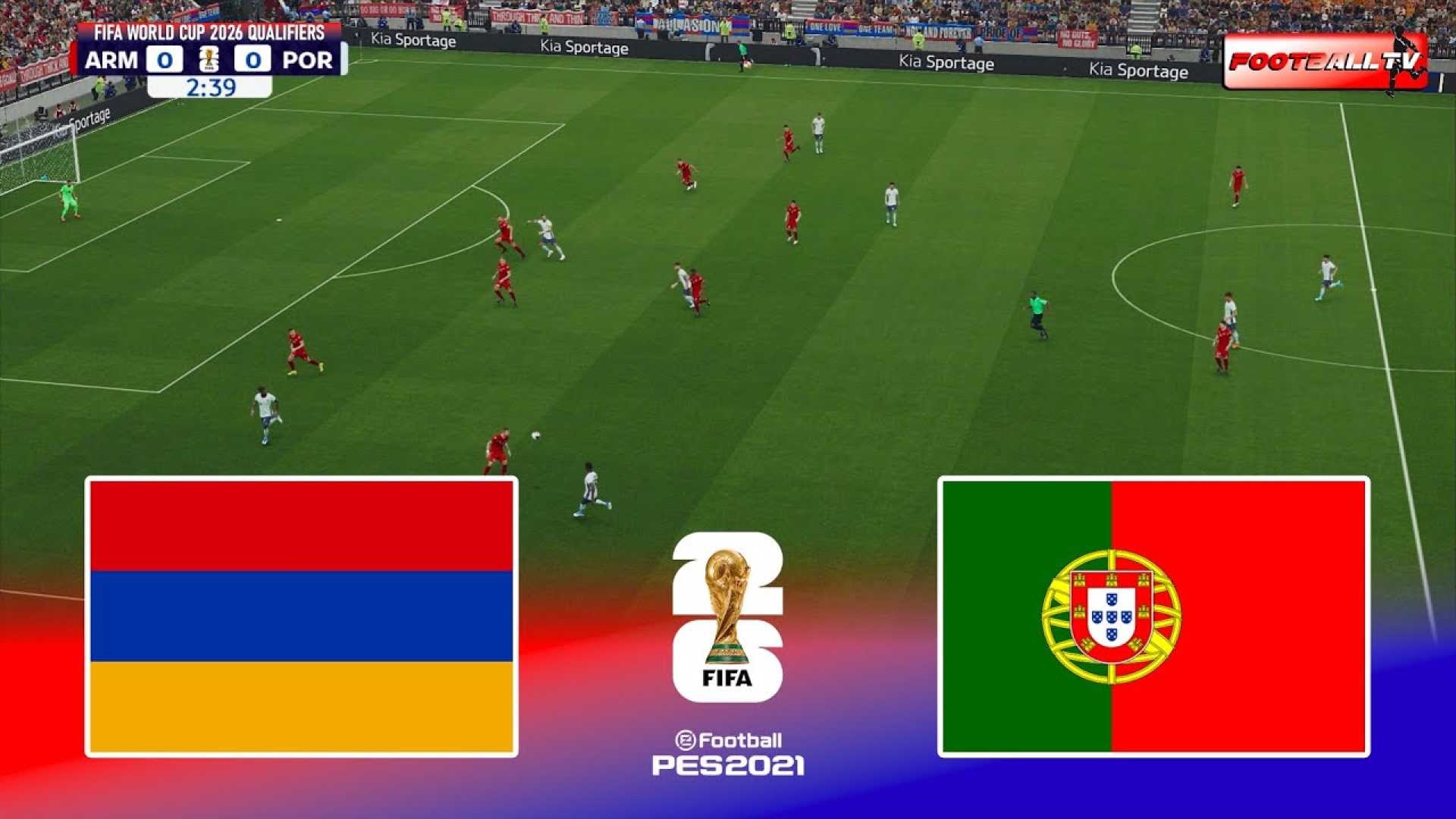 Armenia Vs Portugal Football Match
