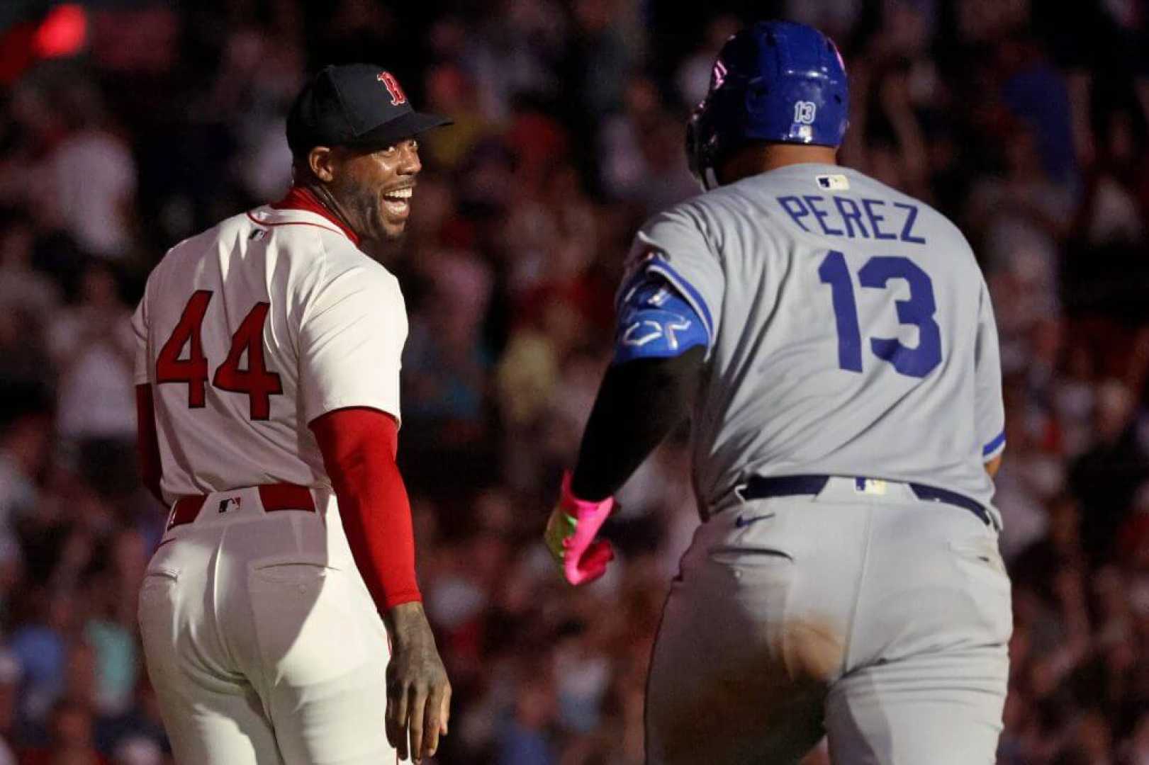 Aroldis Chapman Salvador Perez Baseball