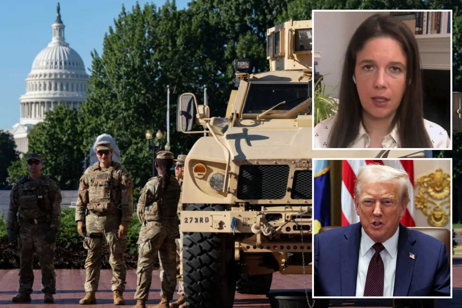Ashley Parker Msnbc Criticizes Trump National Guard