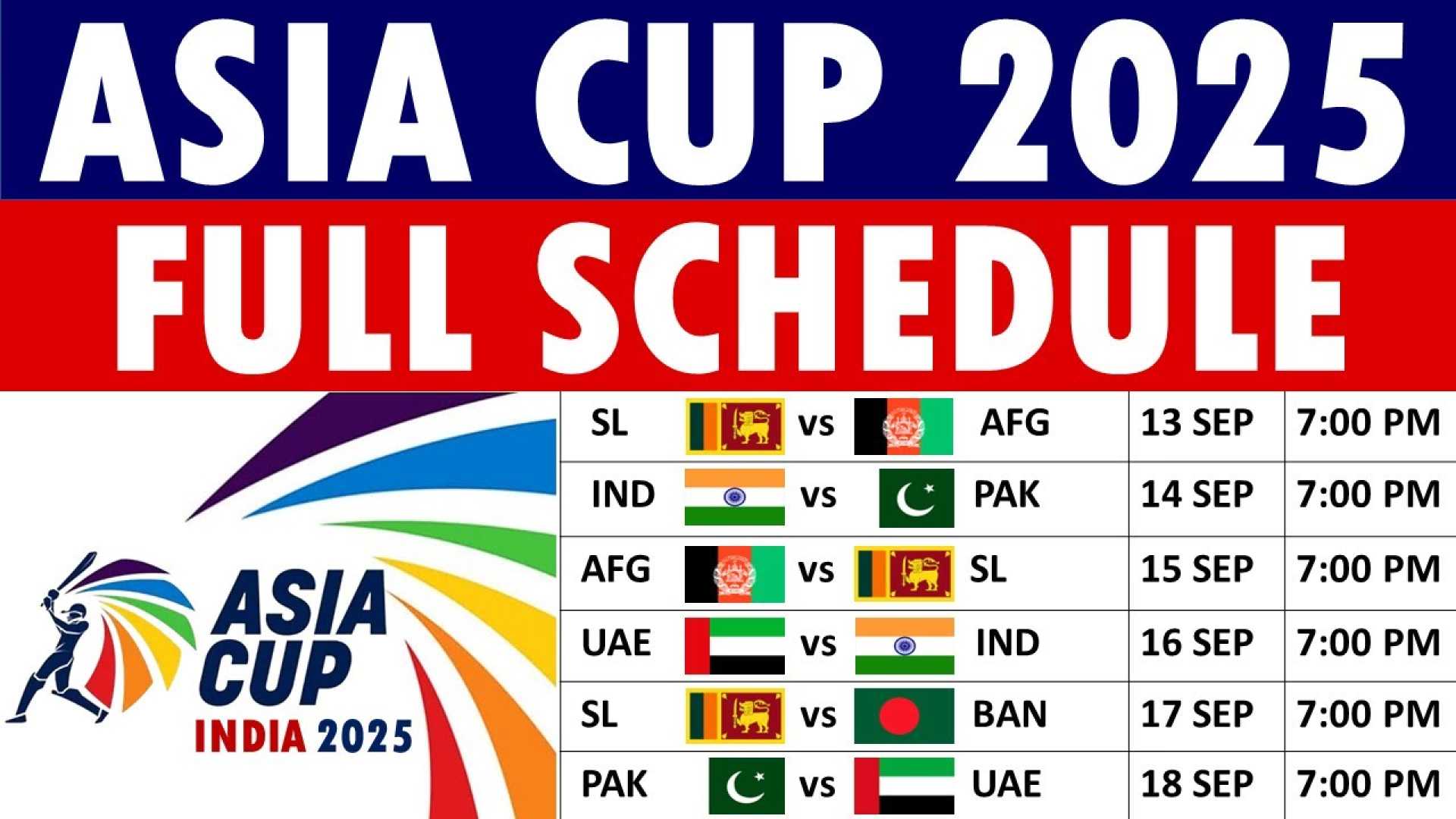 Asia Cup 2025 Cricket Match
