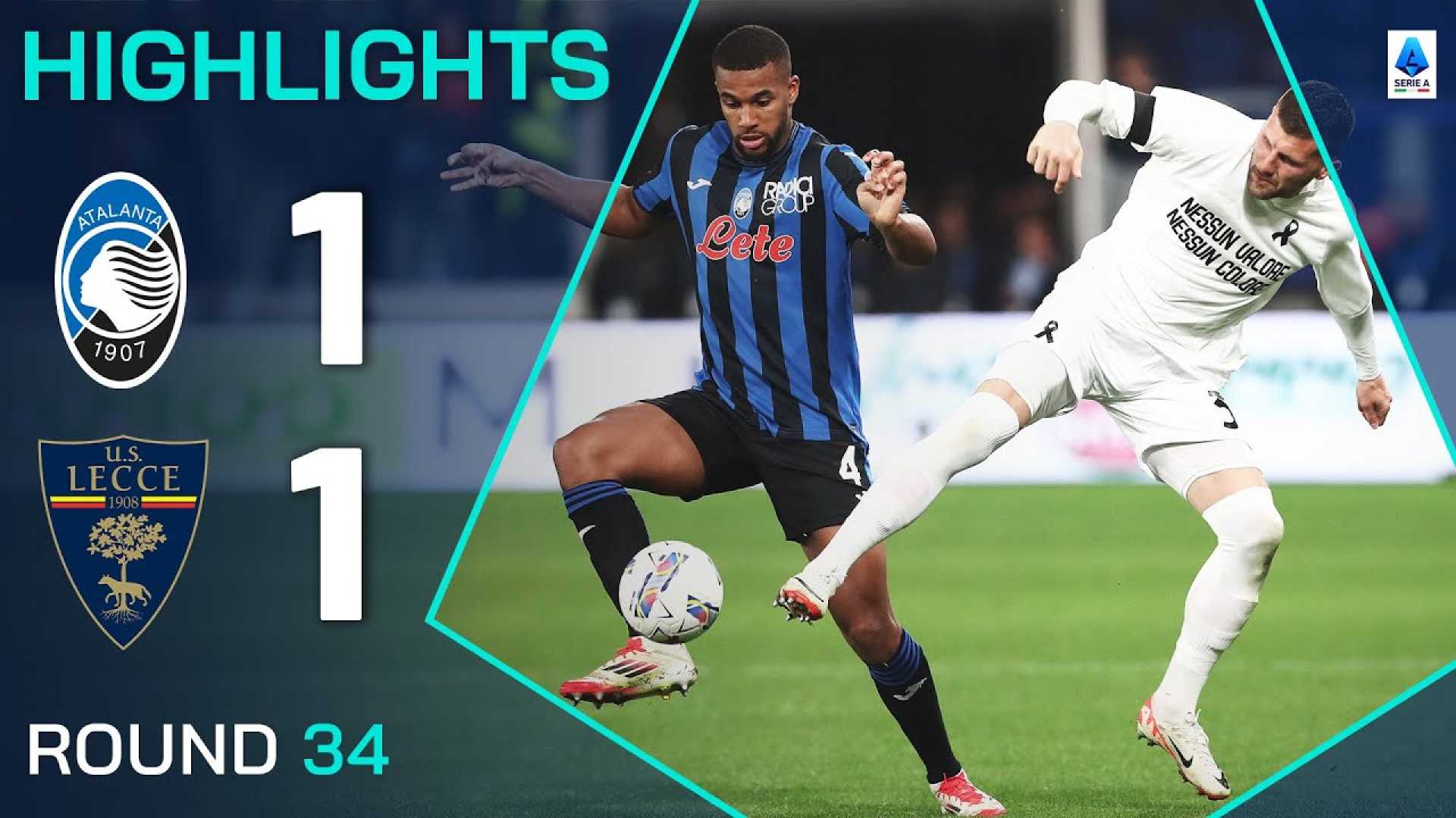 Atalanta Bc Vs Lecce Football Match