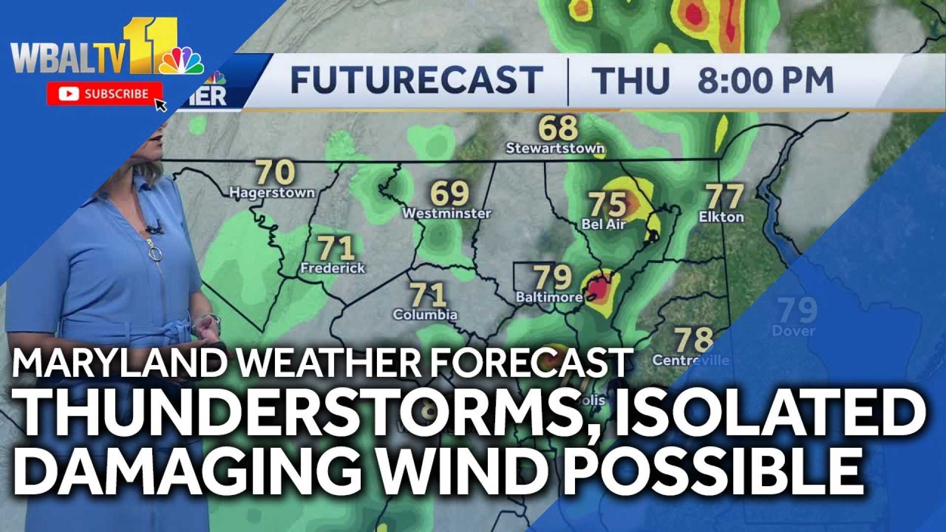 Baltimore Weather Forecast Thunderstorms September 4