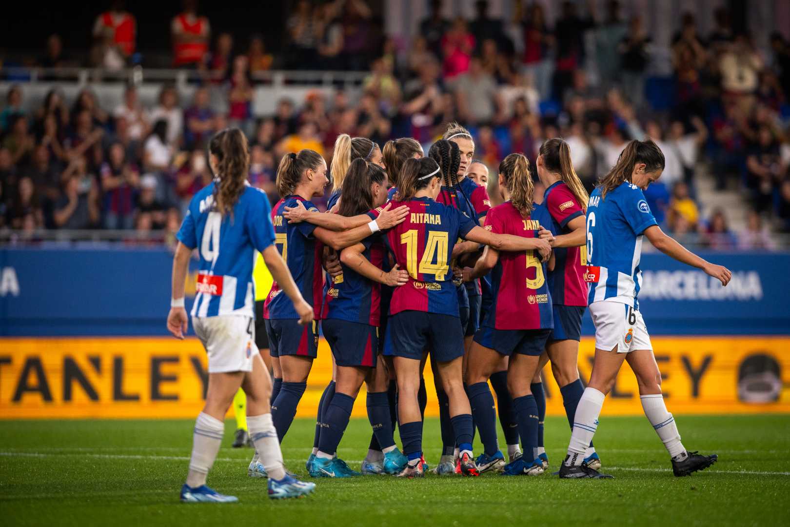 Barcelona Espanyol Women's Soccer Teams Derby