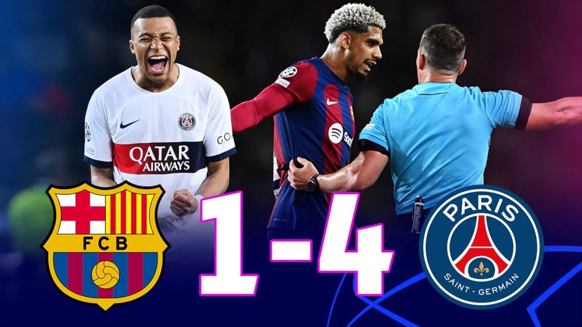 Barcelona Vs Paris Saint Germain Soccer Match