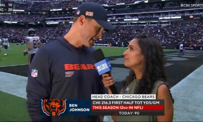 Ben Johnson Bears Halftime Interview