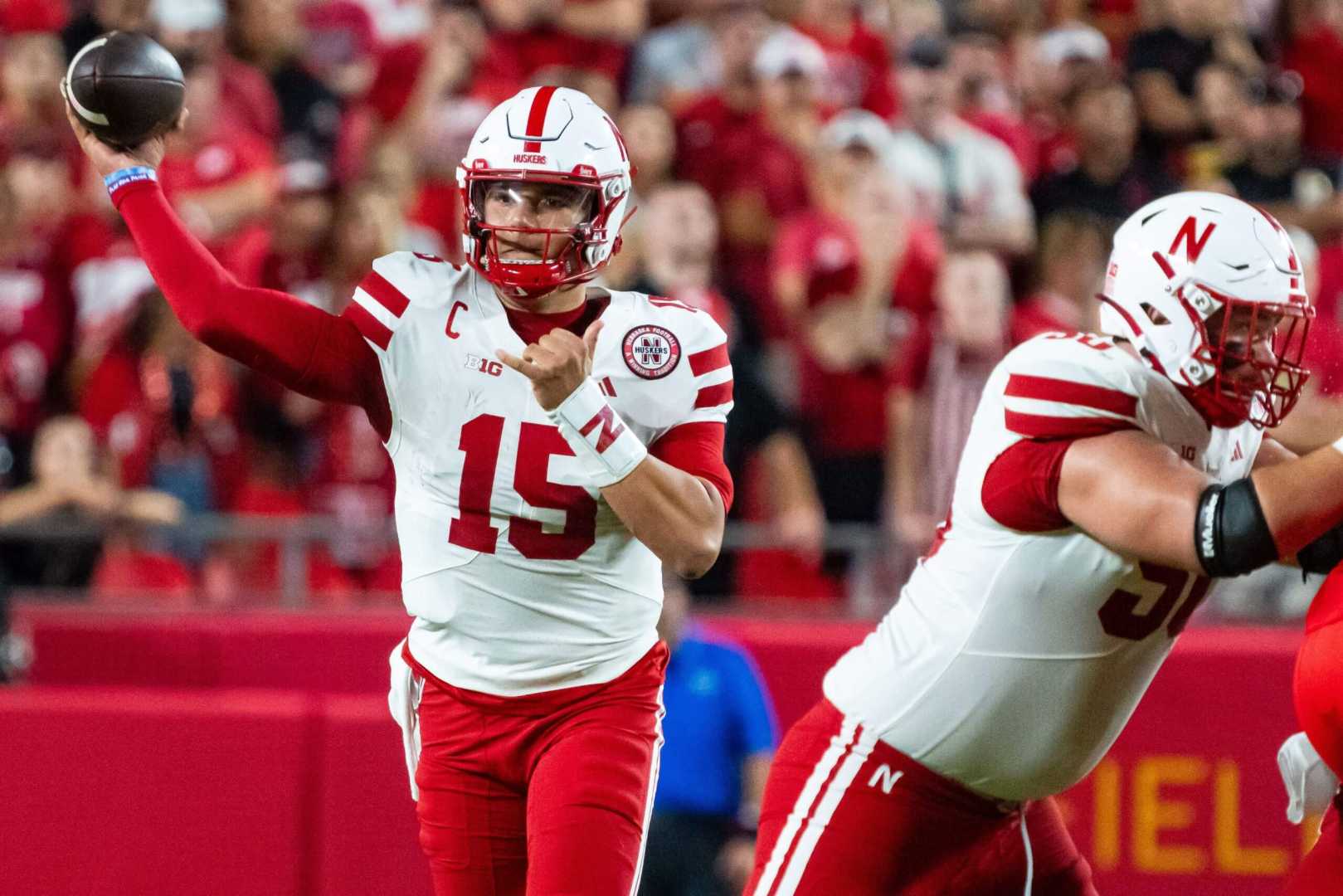 Big Ten Quarterbacks In Action