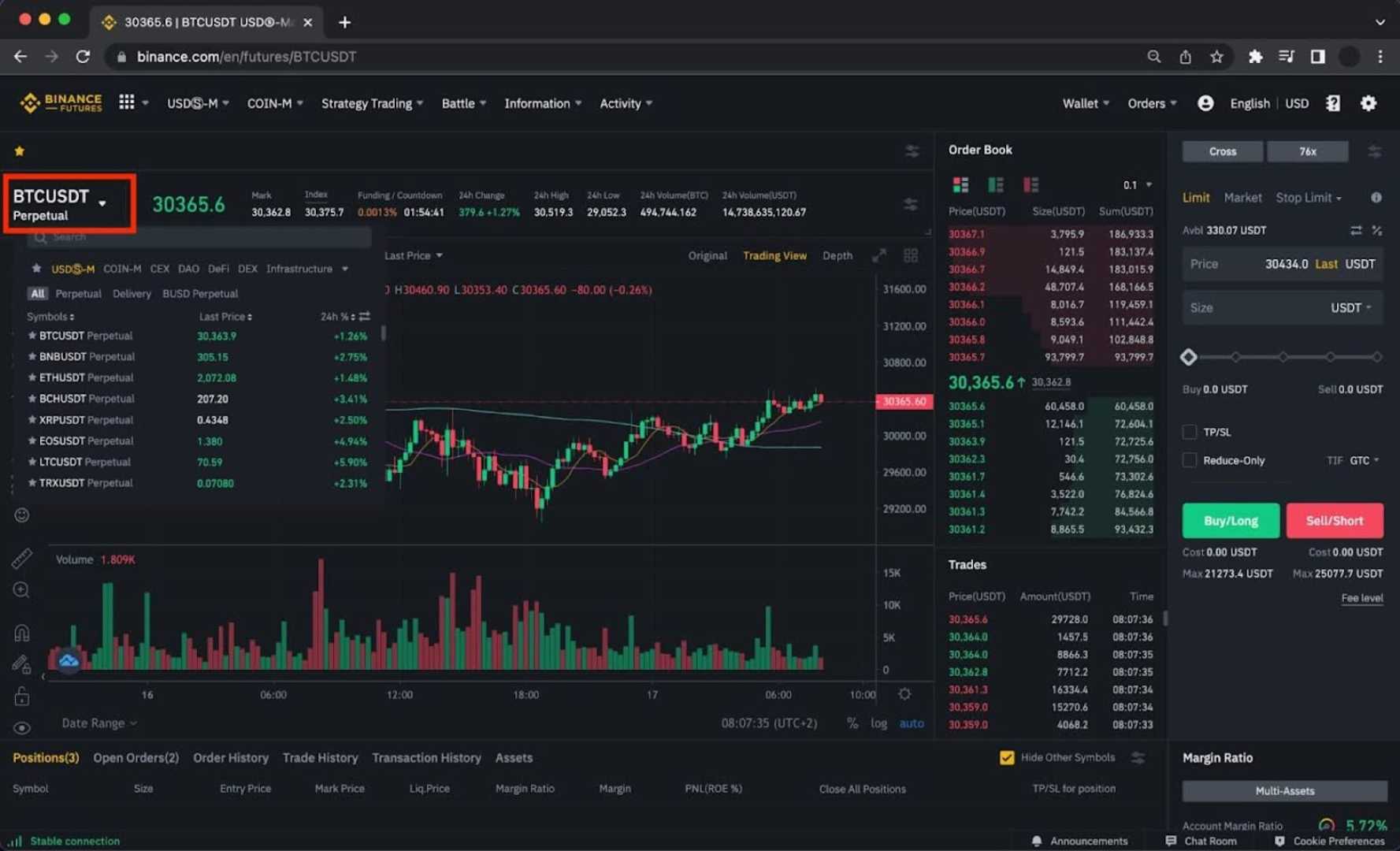 Binance Cryptocurrency Trading Platform Update