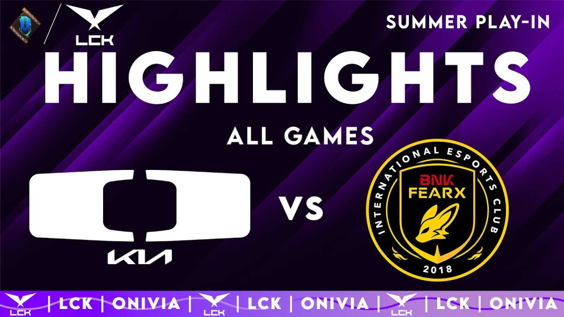 Bnk Fearx Dplus Kia League Of Legends