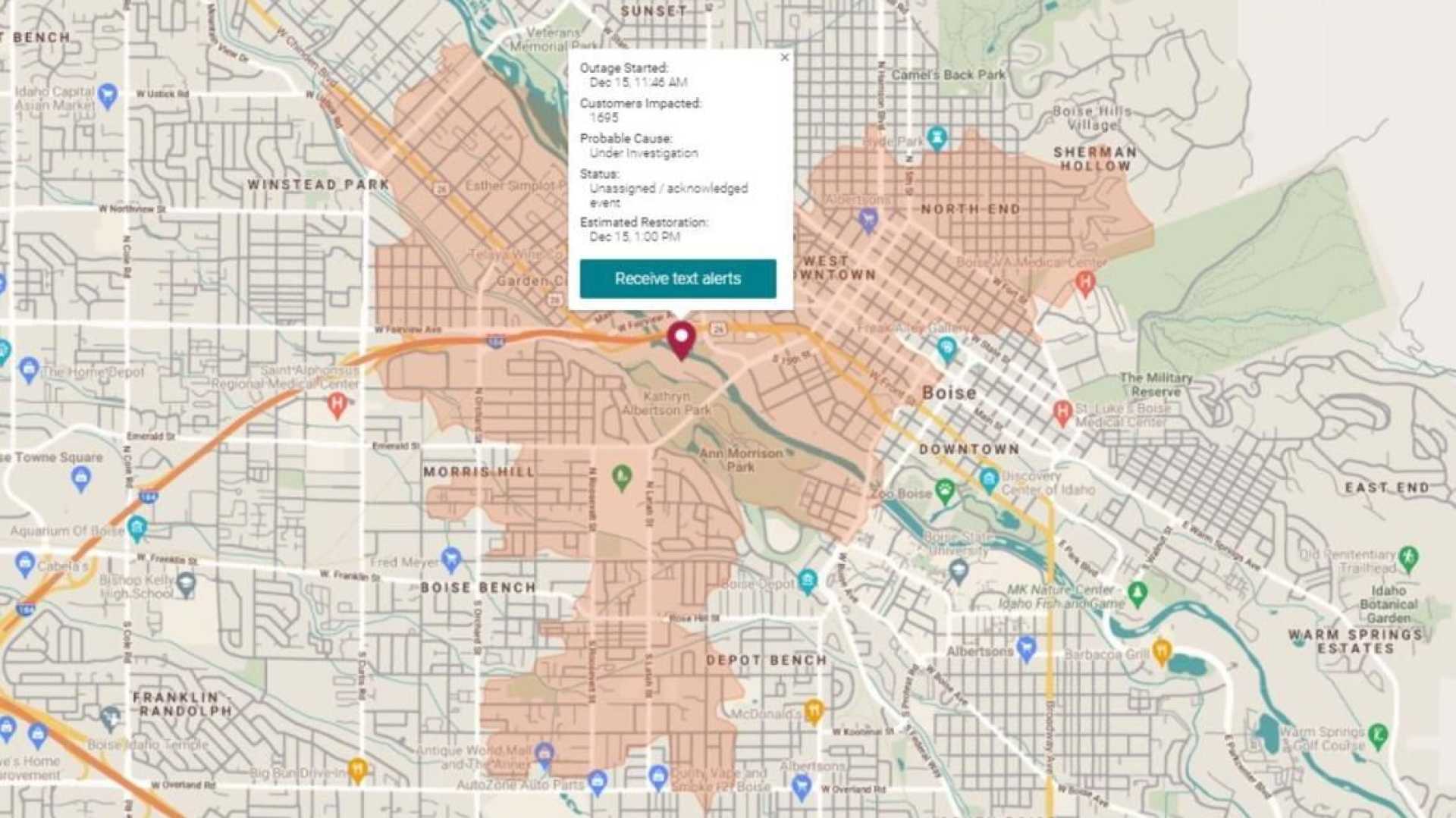 Boise Power Outage News