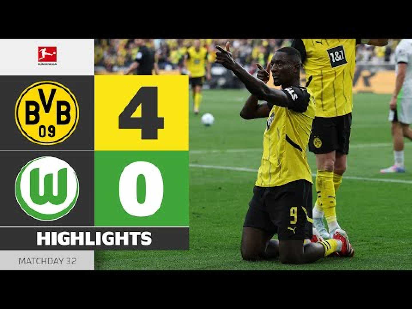 Borussia Dortmund Vs Wolfsburg Bundesliga Match