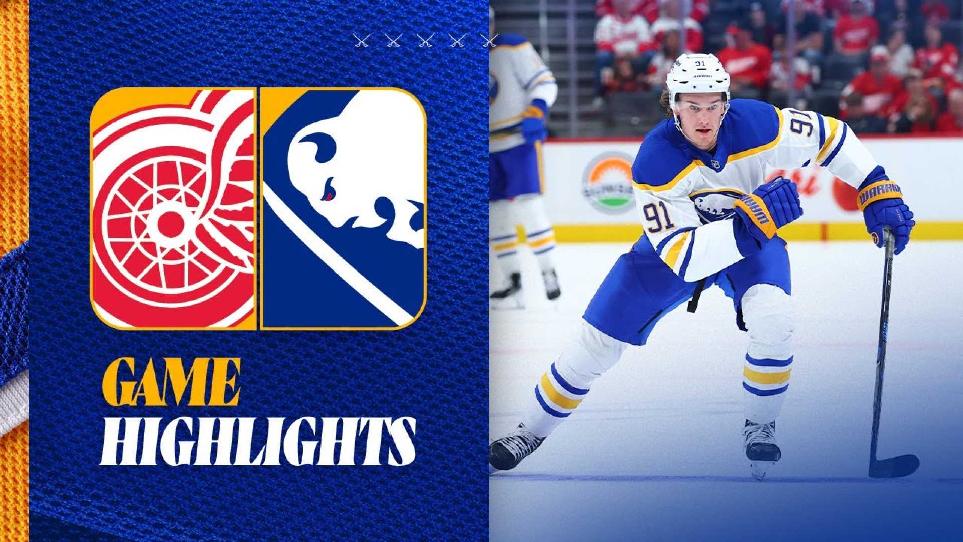 Buffalo Sabres Vs Detroit Red Wings Preseason