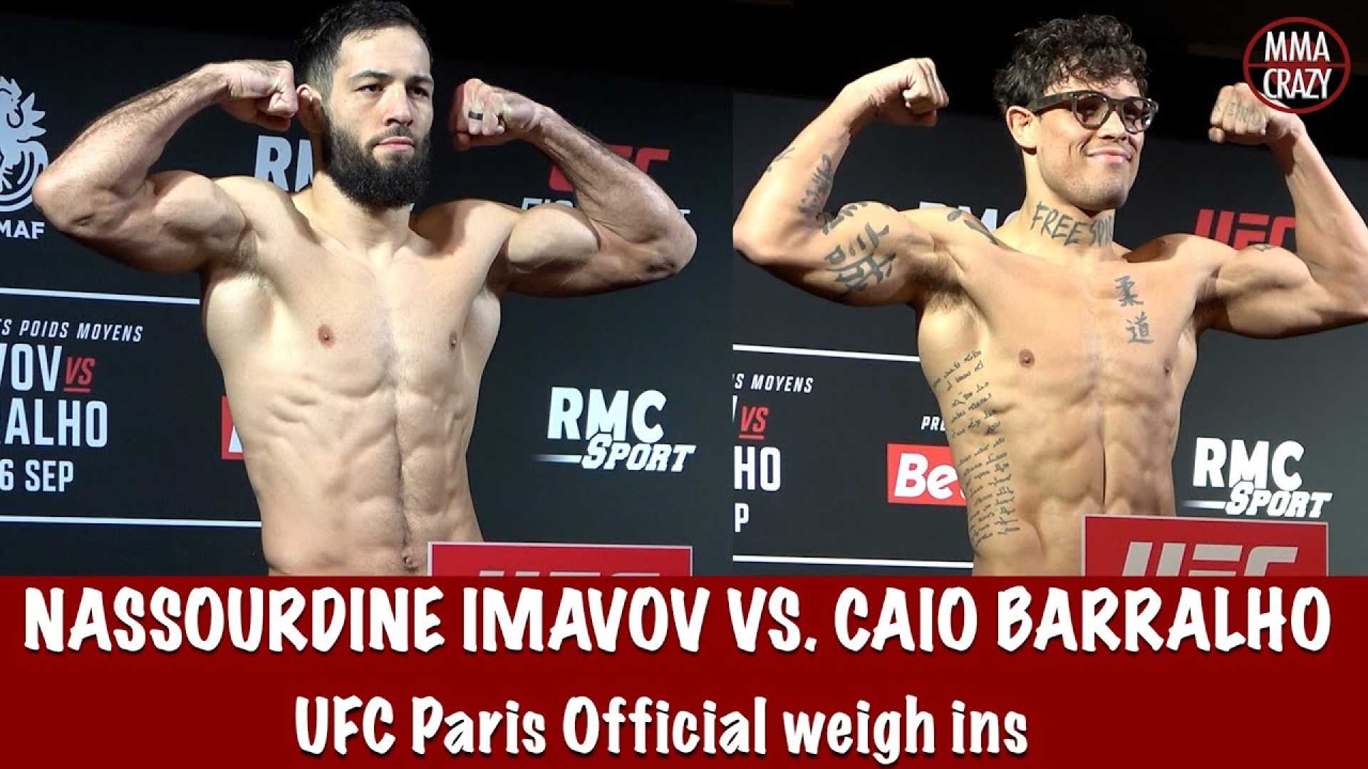 Caio Borralho Nassourdine Imavov Ufc Paris