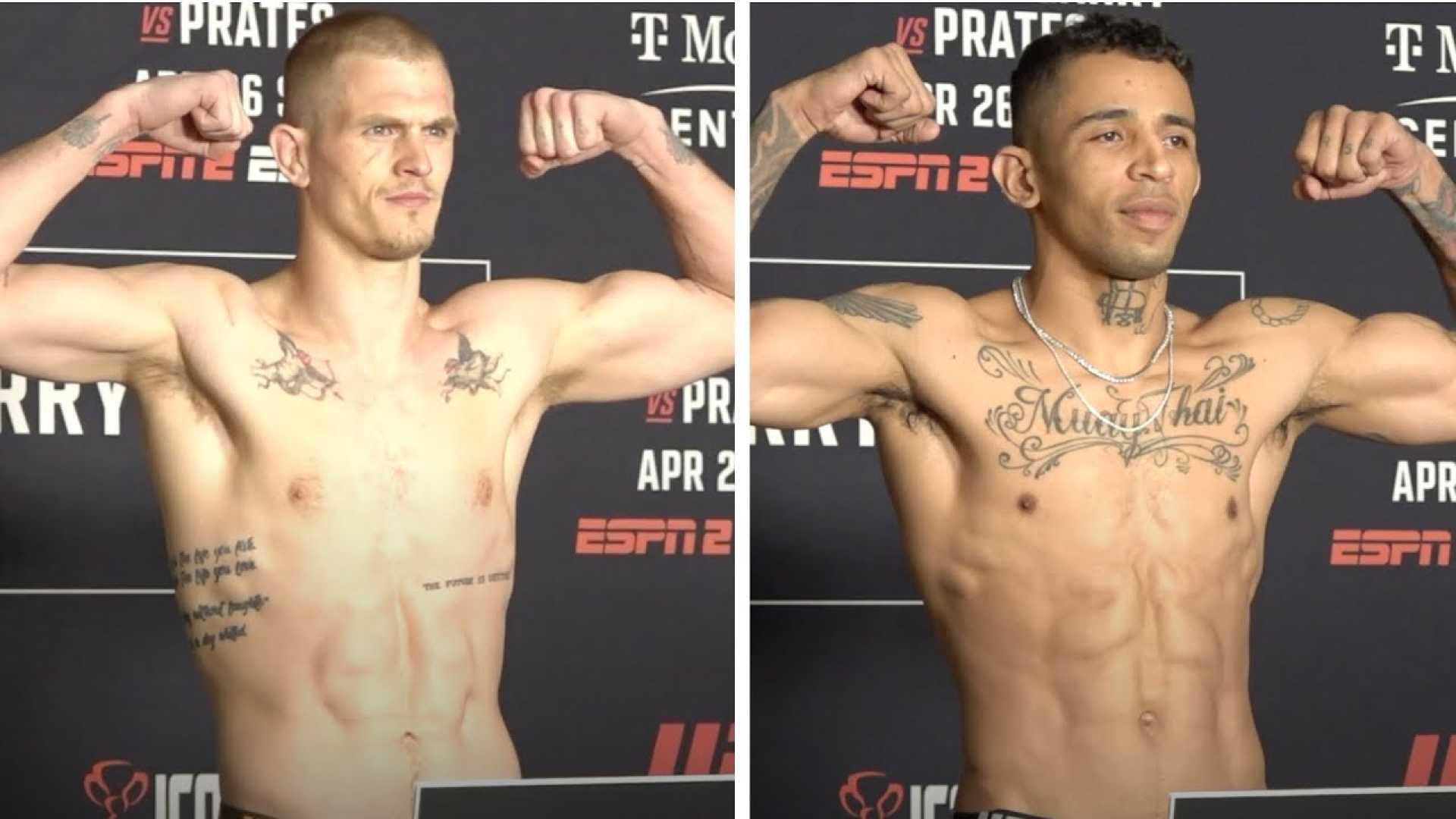 Carlos Prates Ufc Paris Weigh Ins