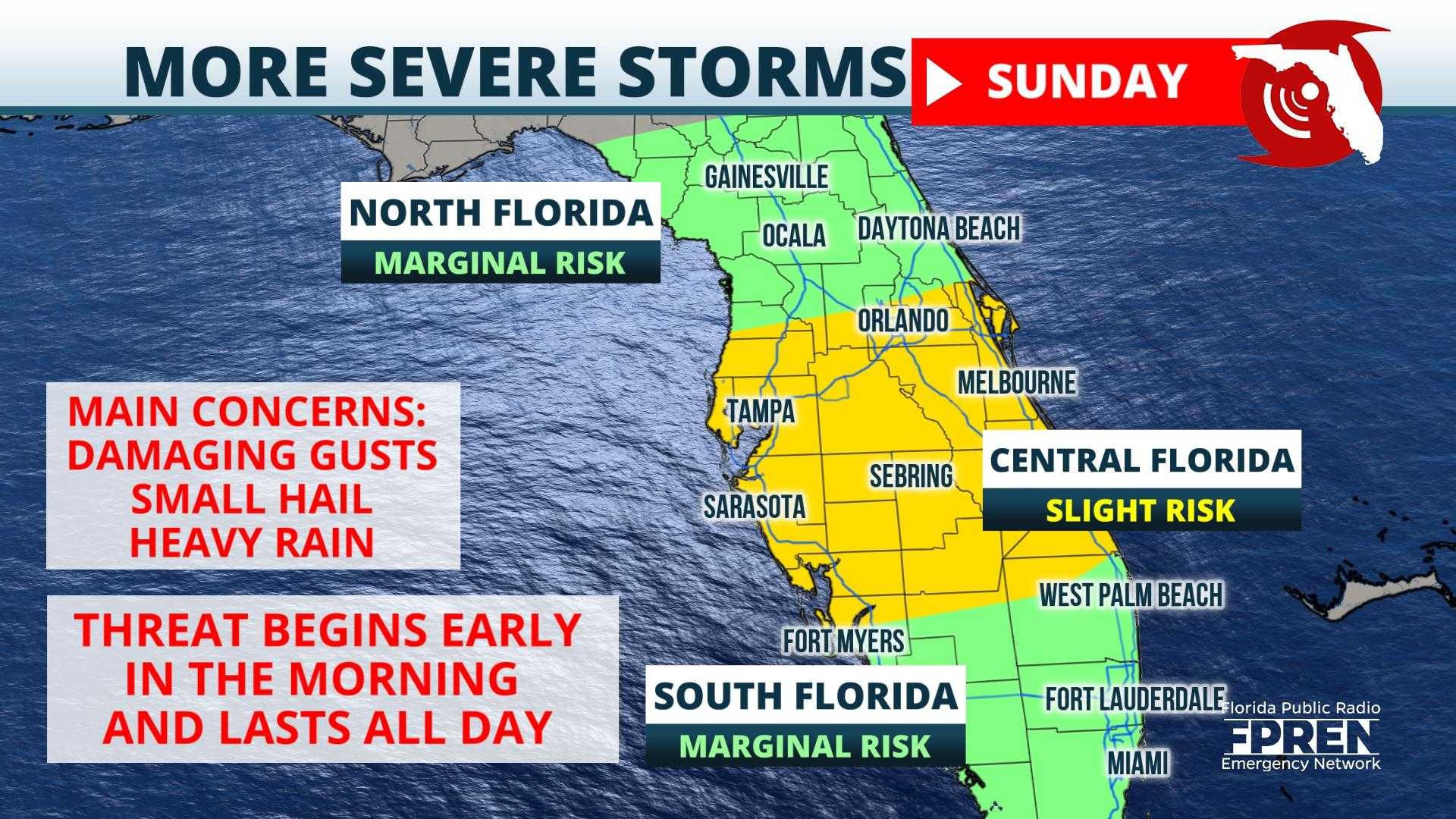 Central Florida Severe Thunderstorm