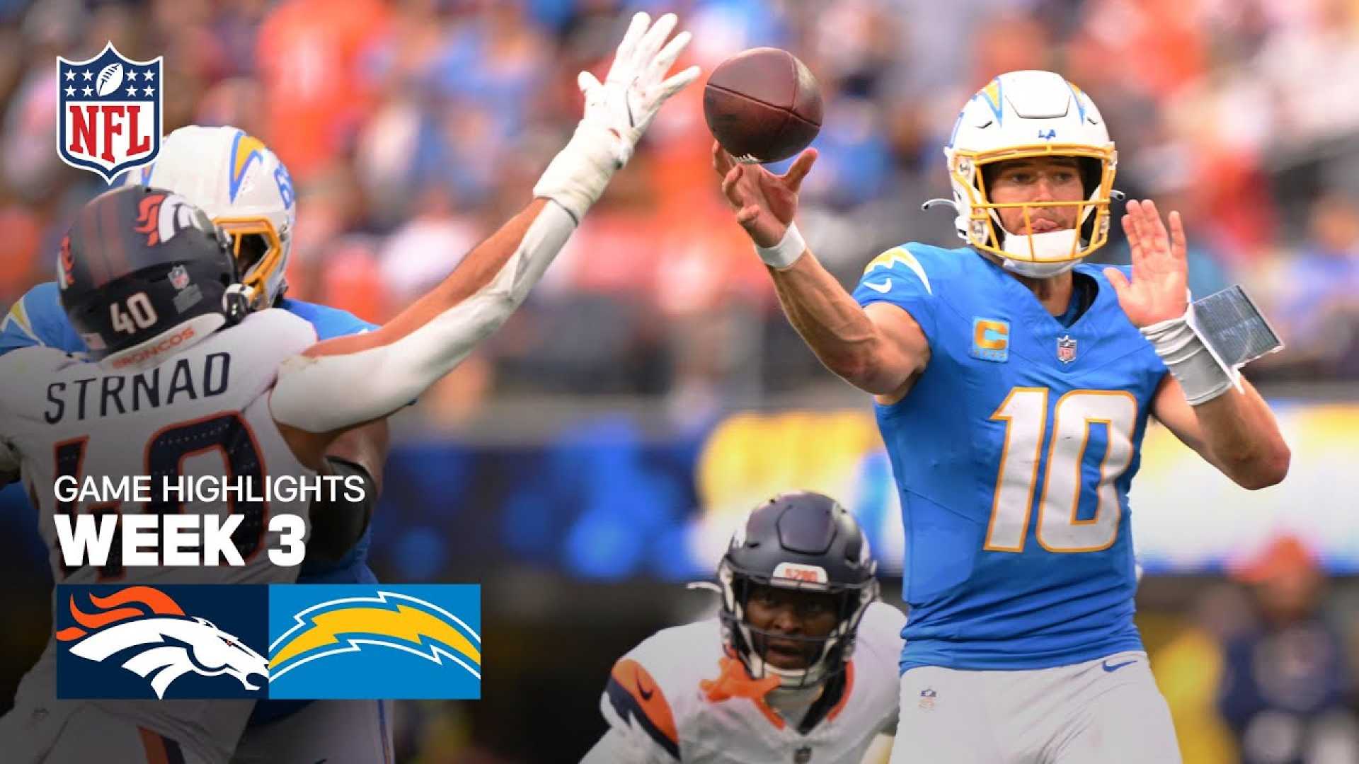 Chargers Broncos Nfl Game Highlights