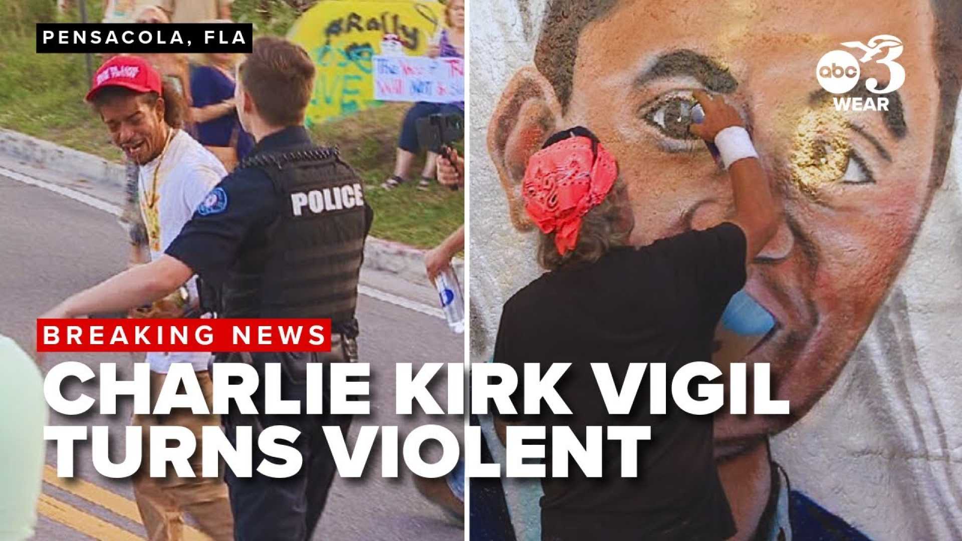 Charlie Kirk Vigil Pensacola