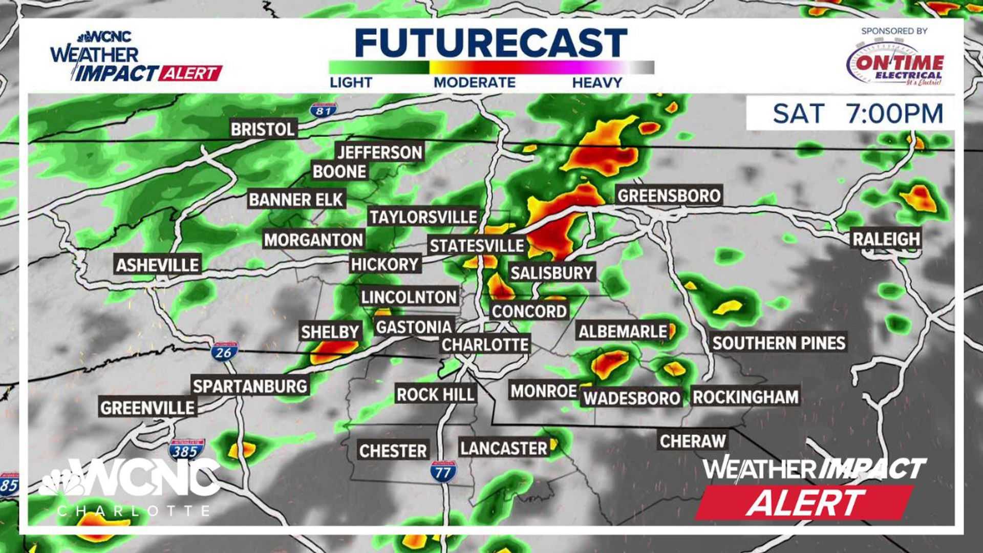 Charlotte Nc Weather Thunderstorms