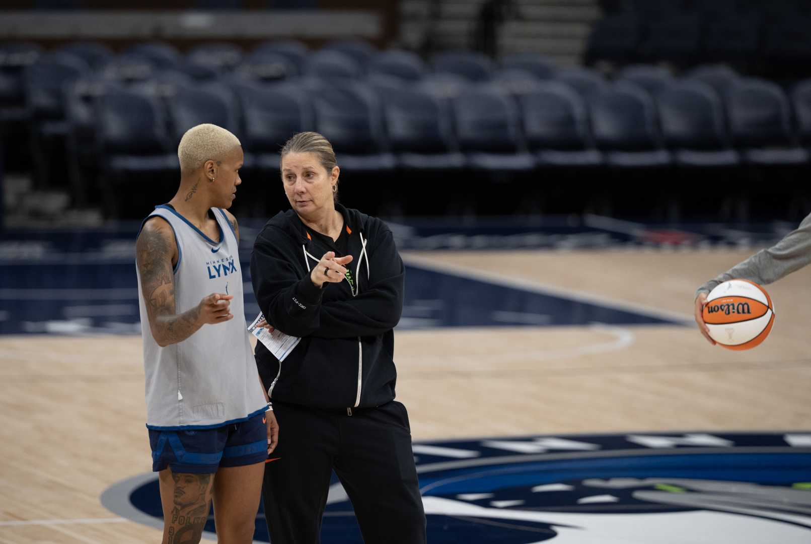 Cheryl Reeve Courtney Williams Wnba Playoffs