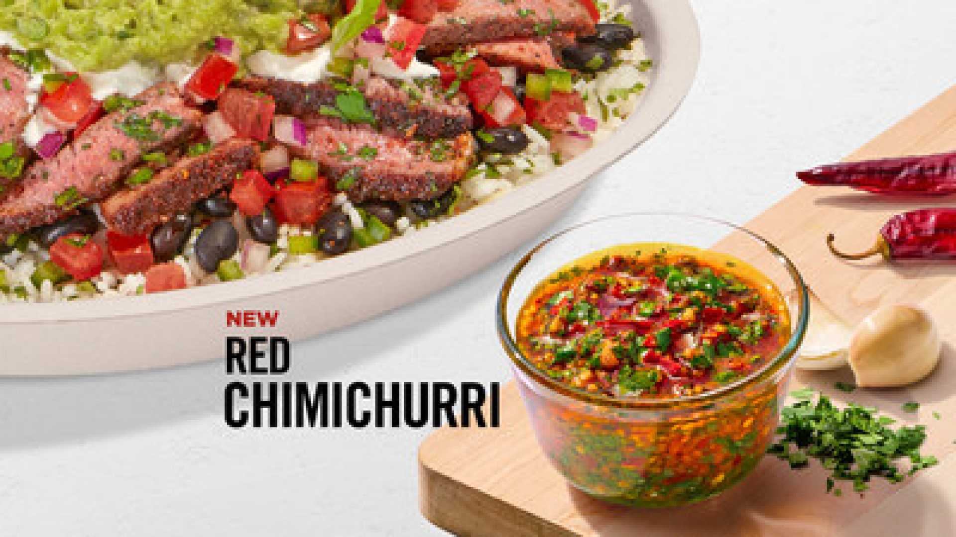 Chipotle Red Chimichurri Sauce Launch