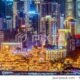 Chongqing Futuristic Architecture Night Skyline