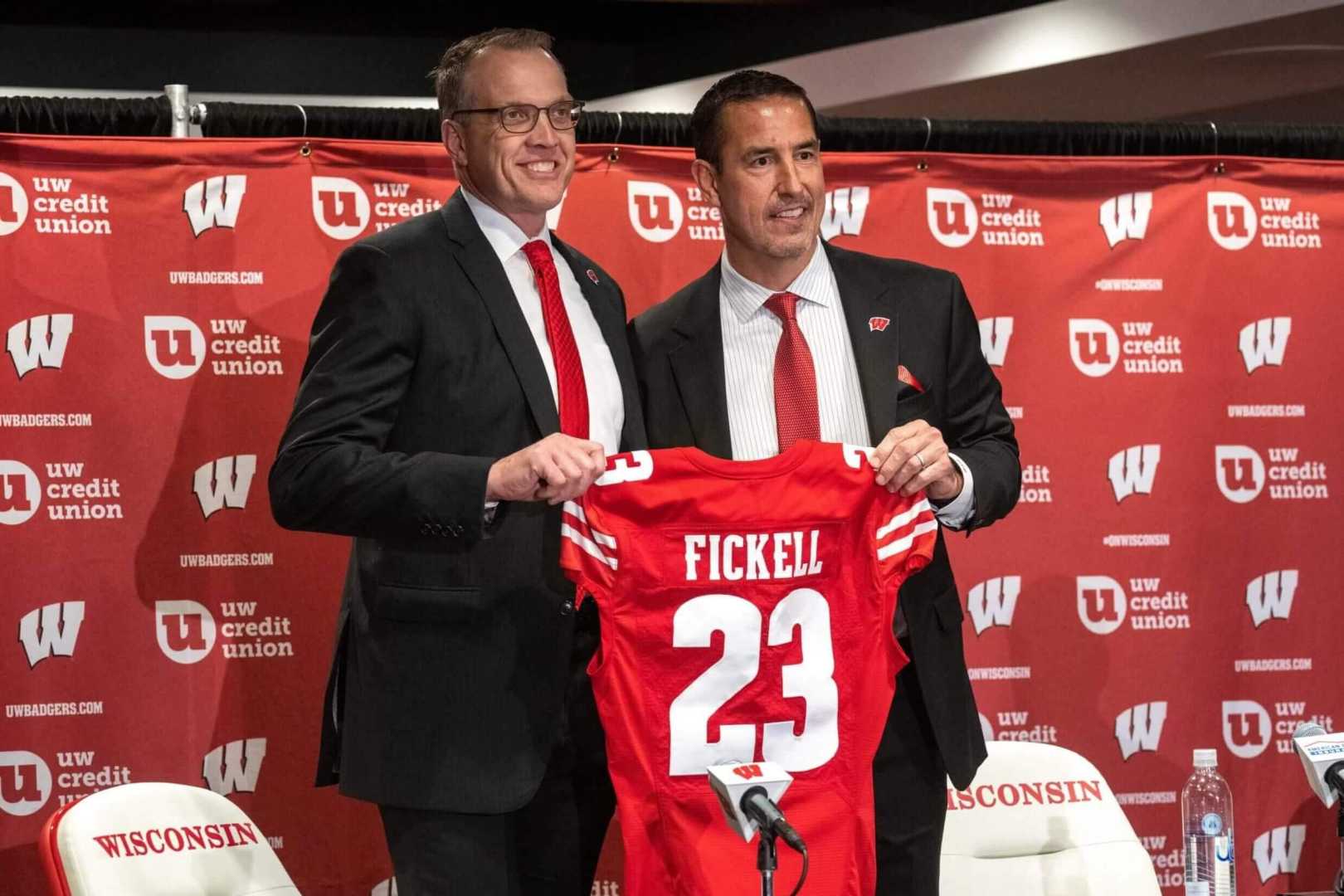 Chris Mcintosh Luke Fickell Wisconsin Football