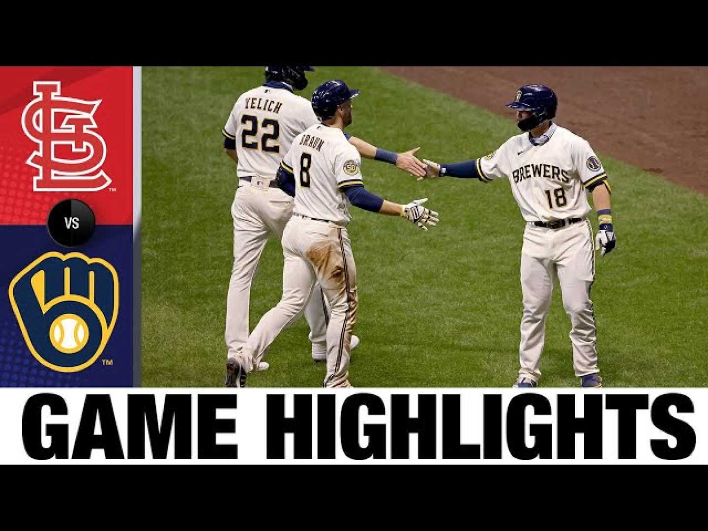 Christian Yelich Brewers Cardinals Game Highlights