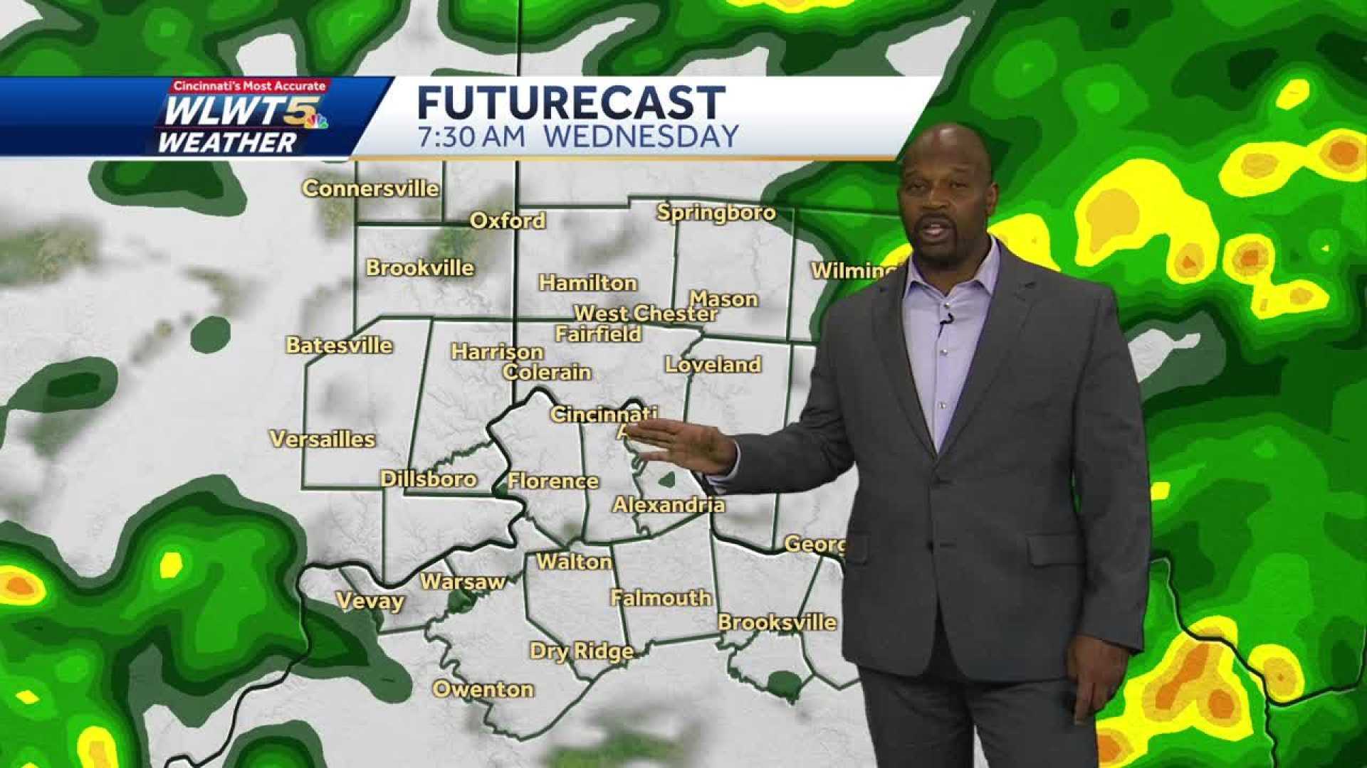 Cincinnati Rain Forecast Wednesday Weather