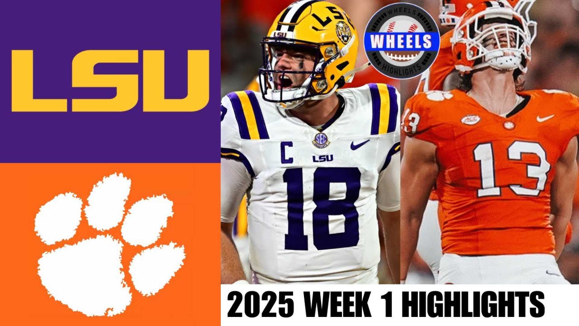 Clemson Vs Lsu Game Highlights