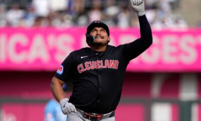 Cleveland Guardians Baseball Players Celebration