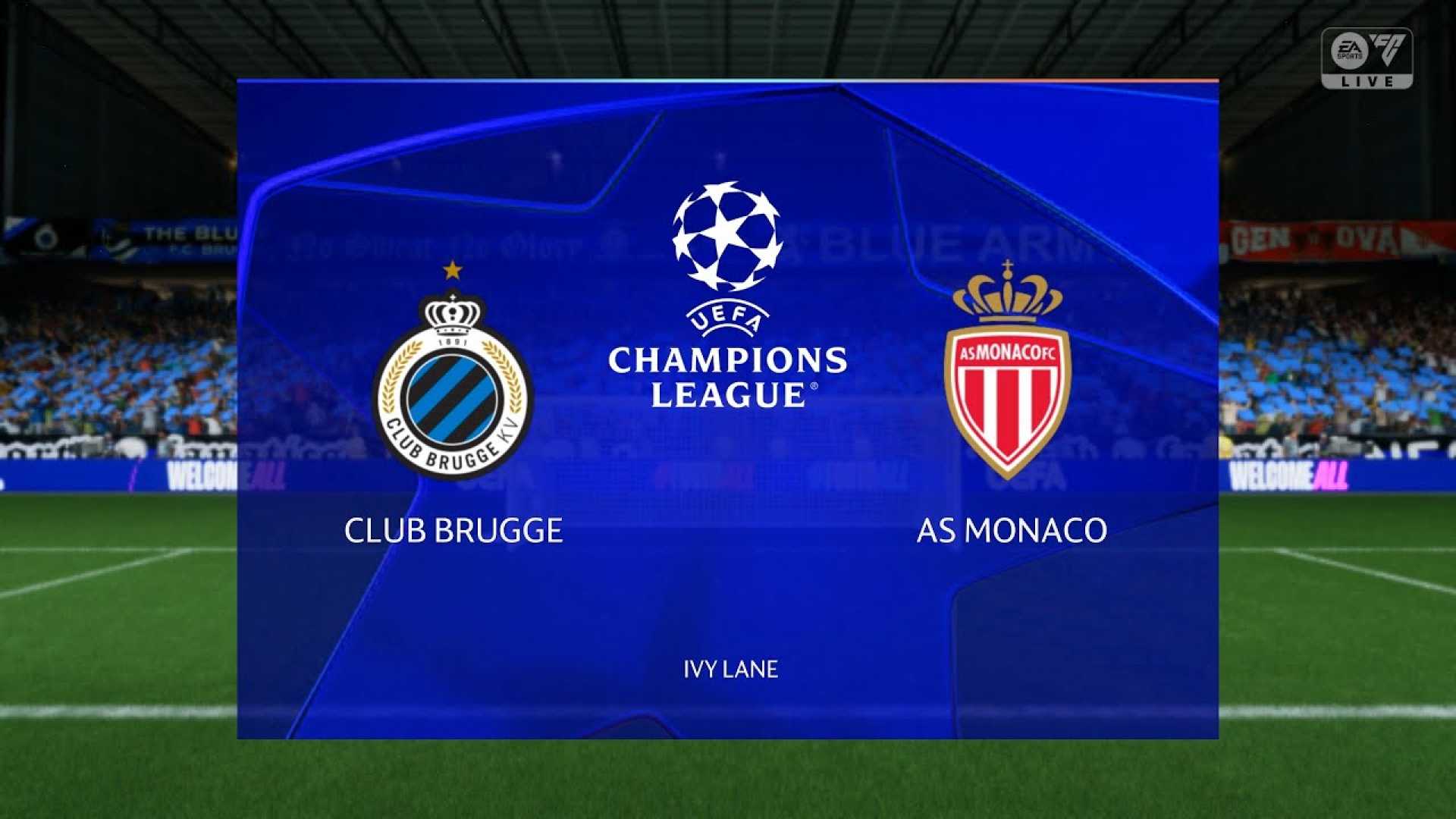 Club Brugge Vs As Monaco Champions League