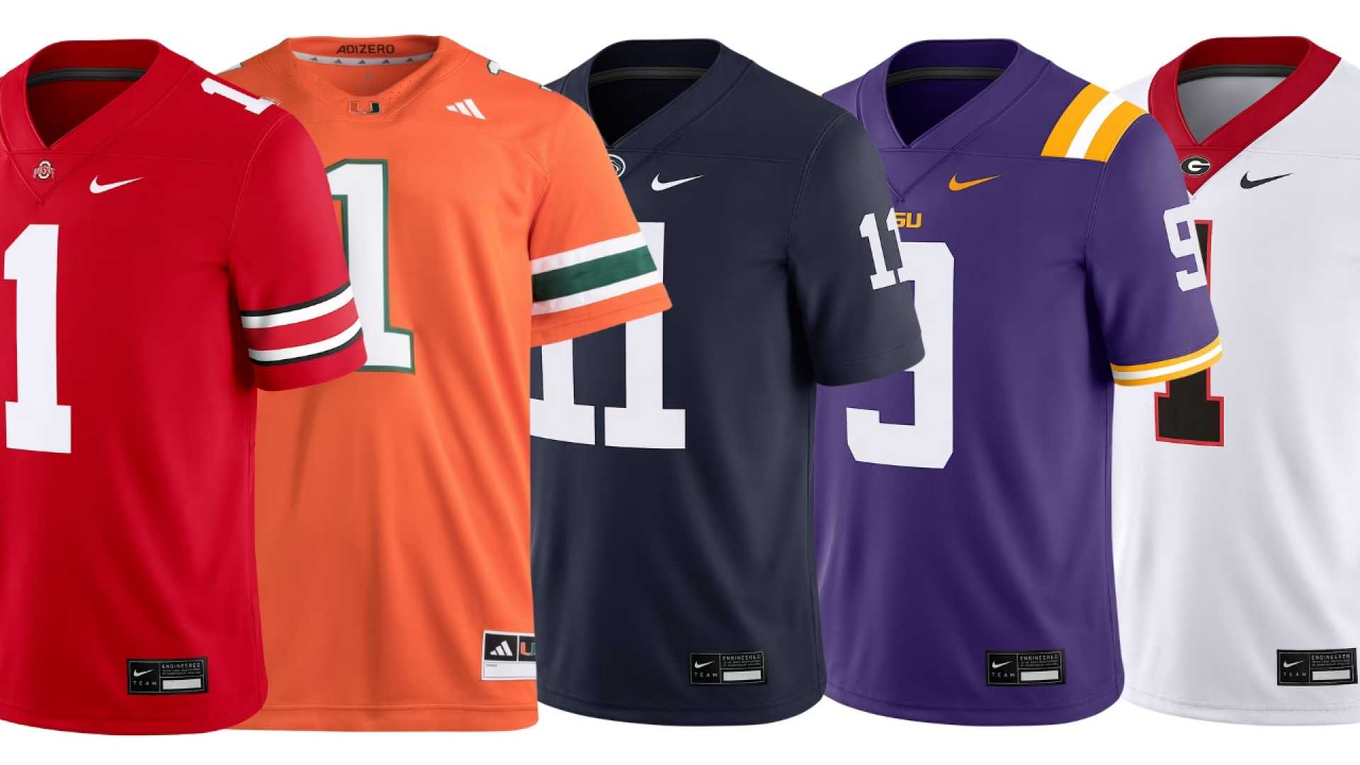 College Football Uniforms Week 5 2025