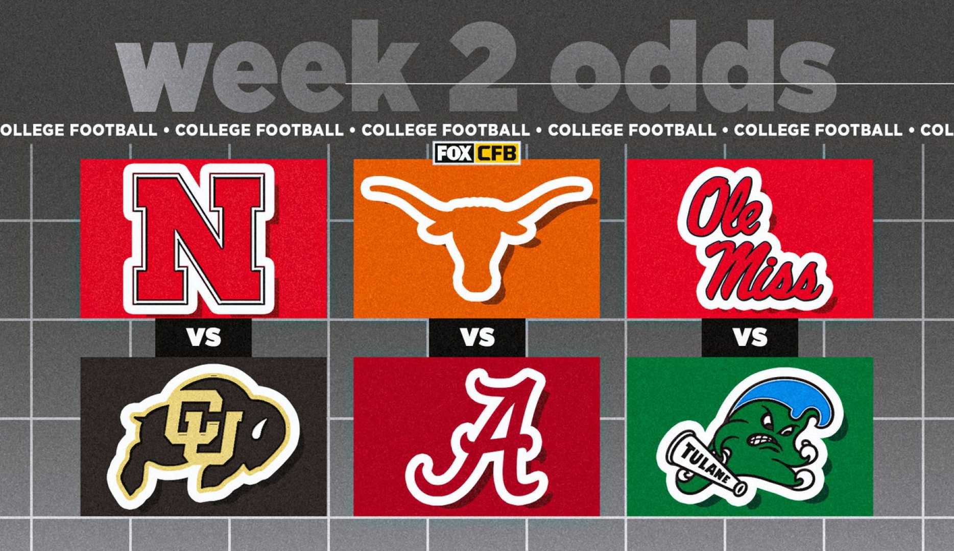 College Football Week 2 Matchups