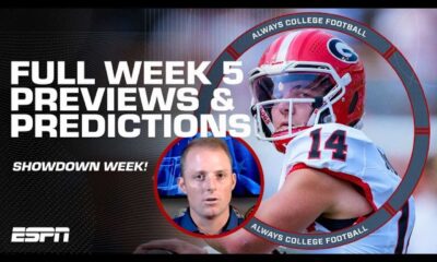 College Football Week 5 Matchups