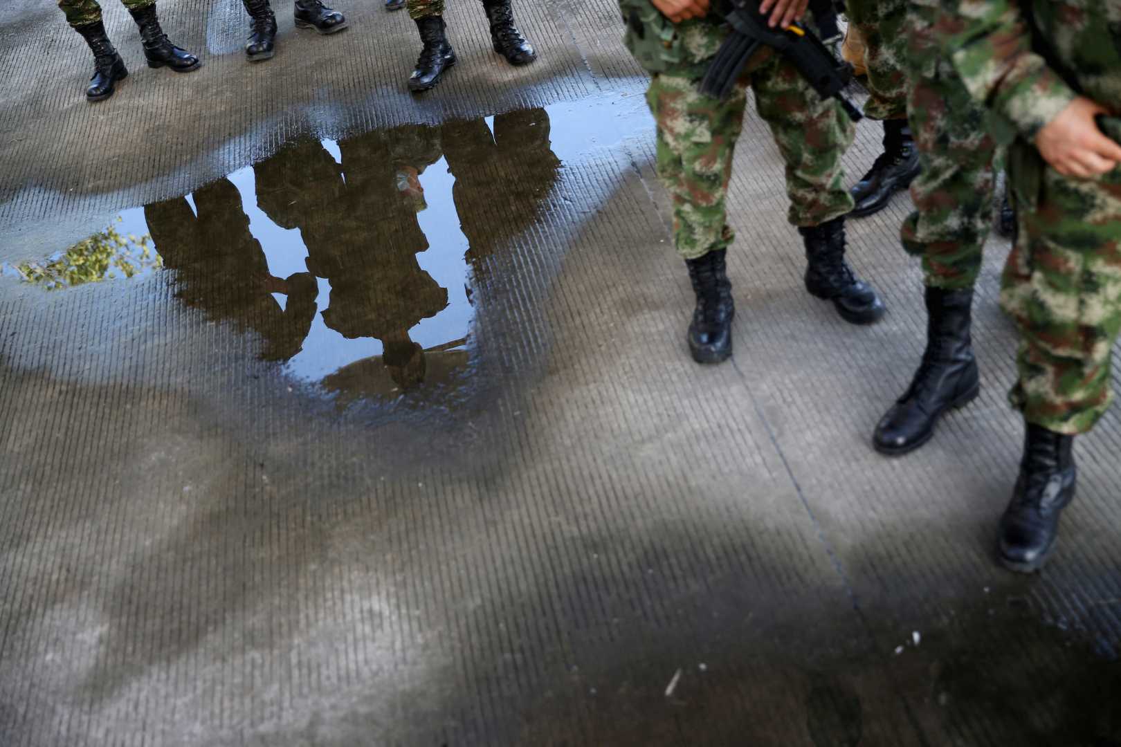Colombian Soldiers Drug Operation Attack