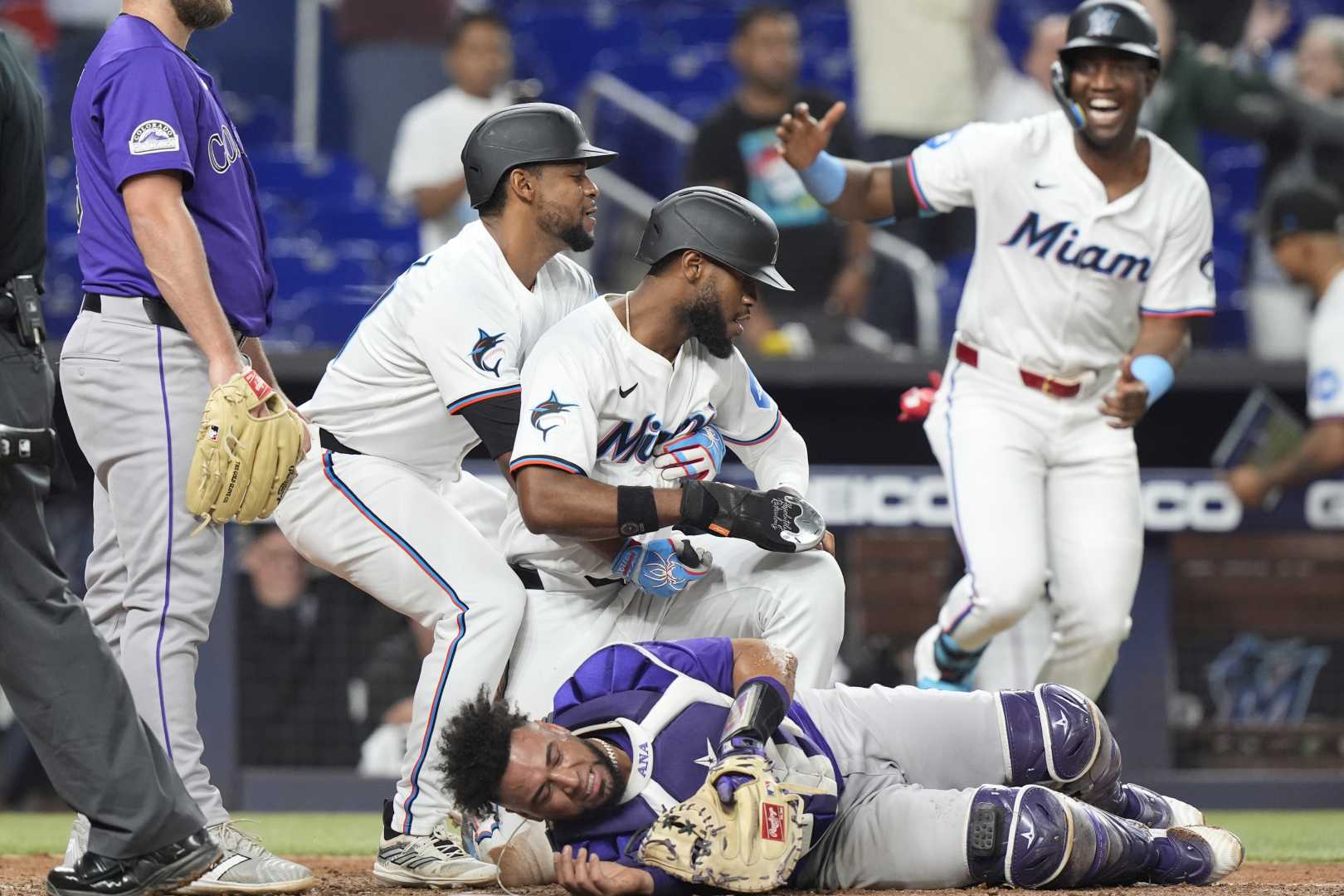 Colorado Rockies Vs Miami Marlins Baseball