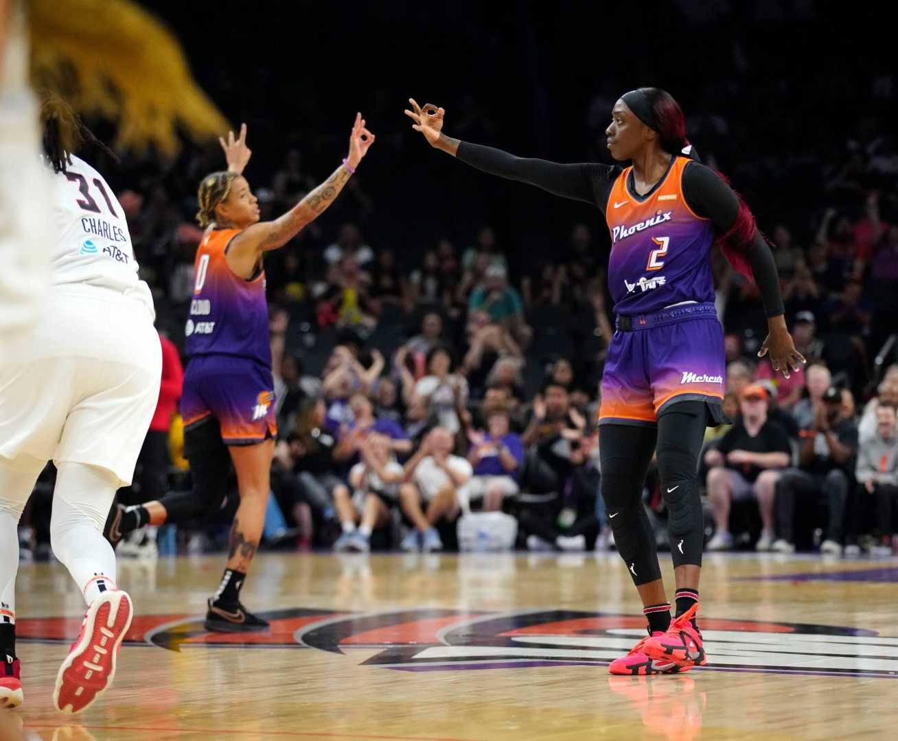 Copper Phoenix Mercury Basketball