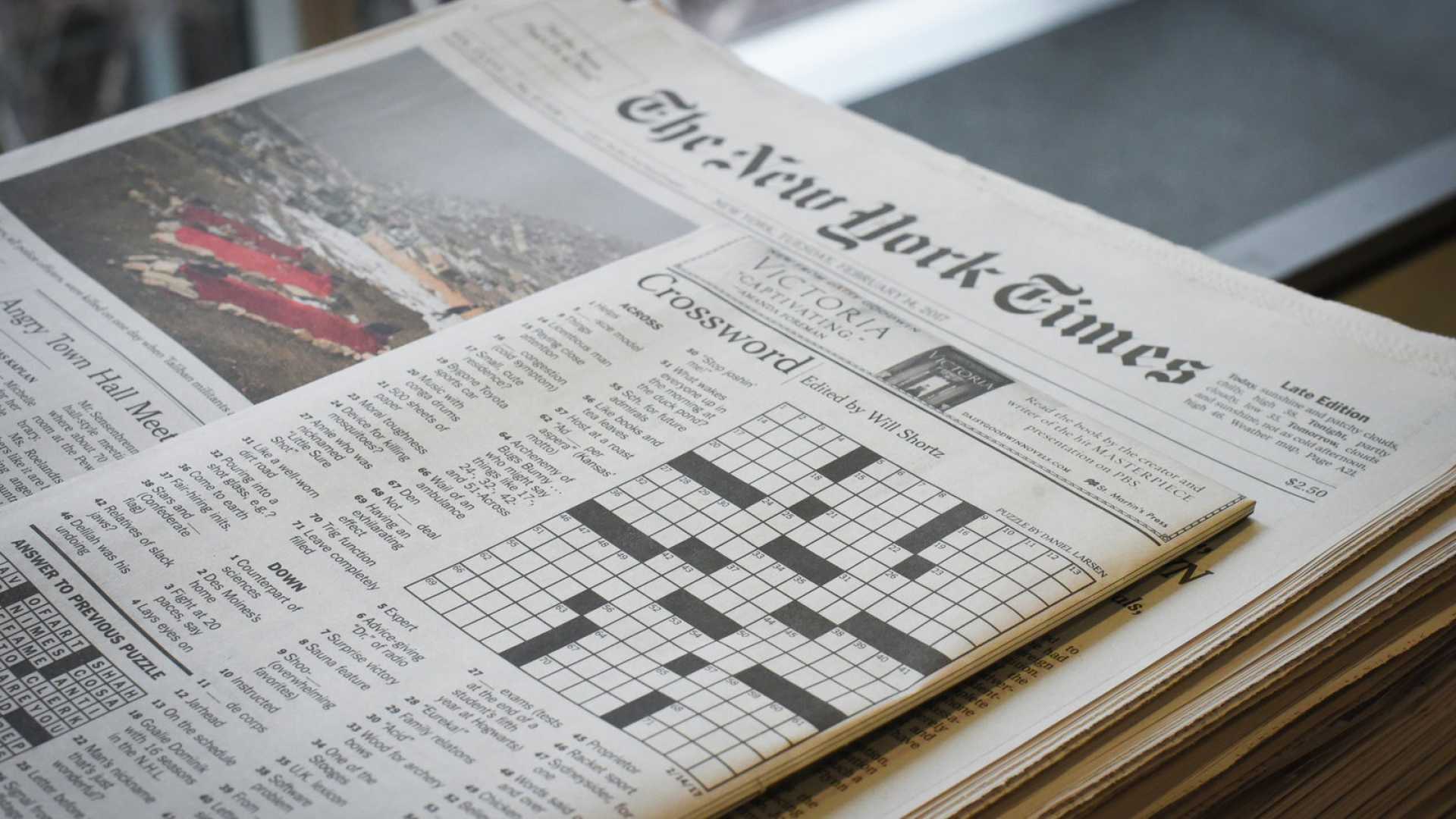 Crossword Puzzles News