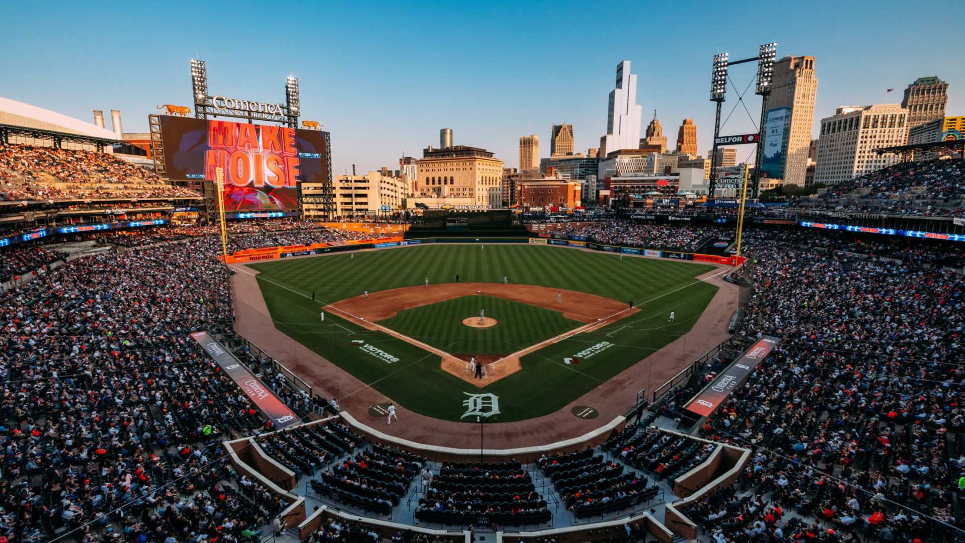 Detroit Tigers Game Comerica Park