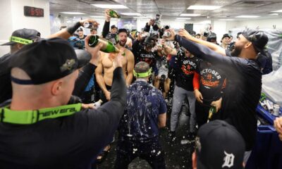 Detroit Tigers Playoff Celebration