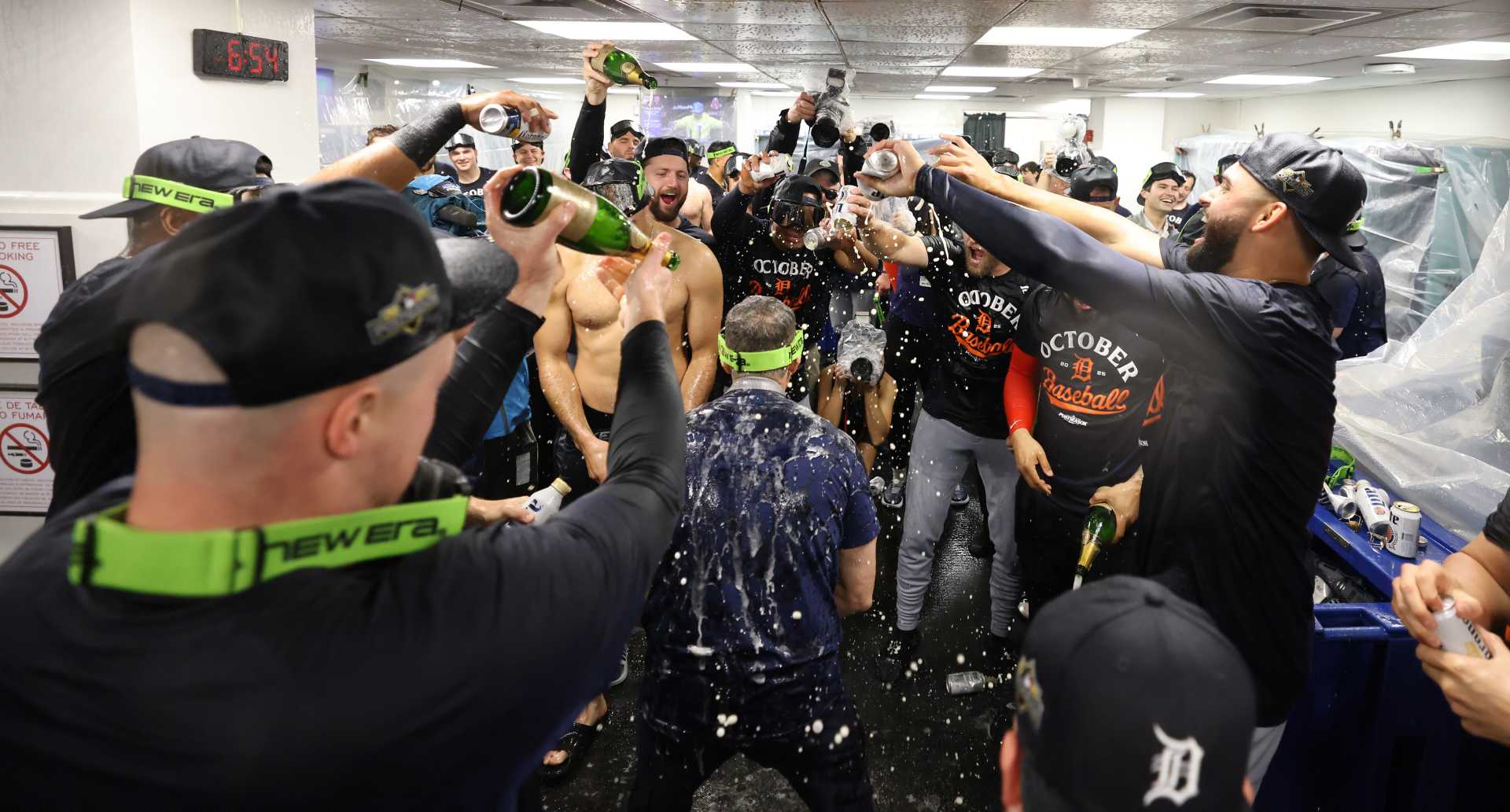 Detroit Tigers Playoff Celebration