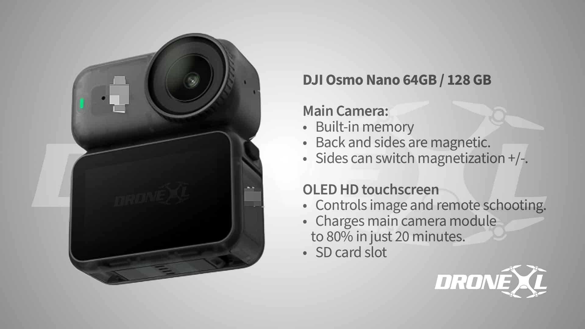 Dji Osmo Nano Camera Features