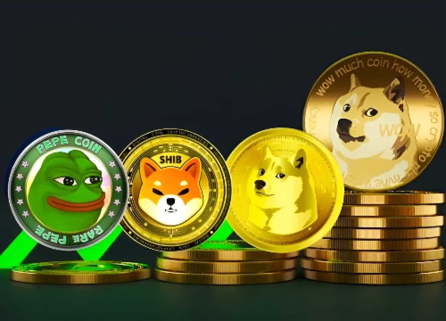 Dogecoin Shiba Inu Pepe Meme Coins