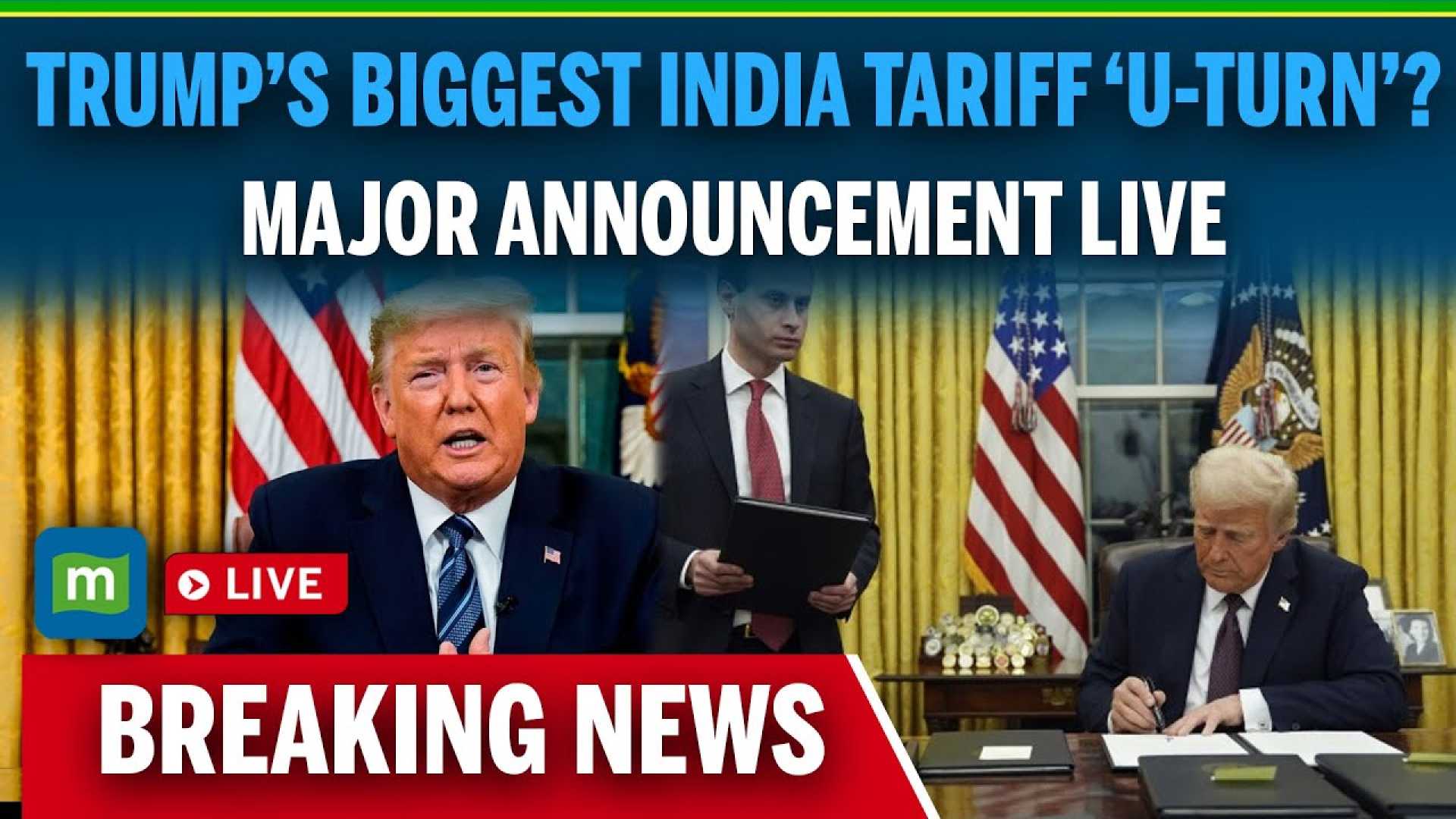 Donald Trump Announcement Oval Office News