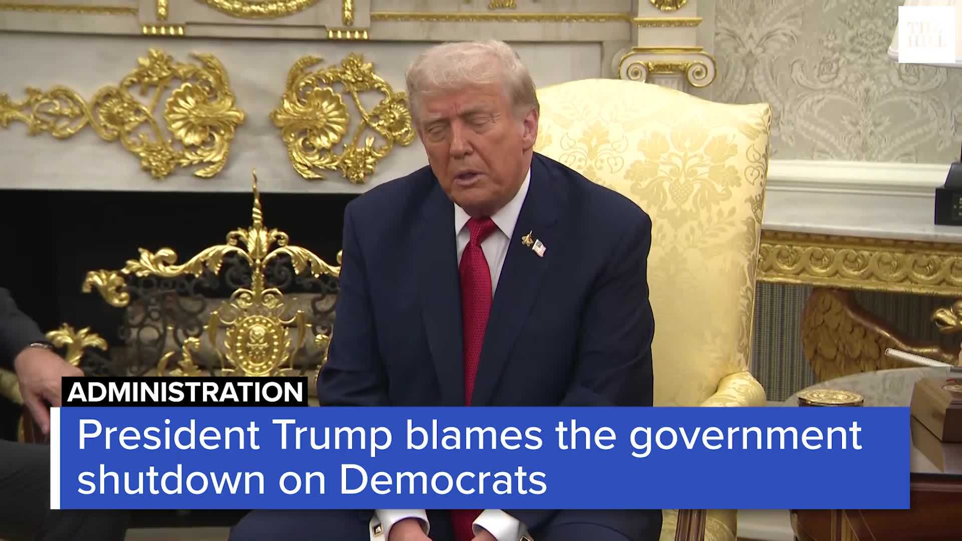 Donald Trump Government Shutdown September 2025