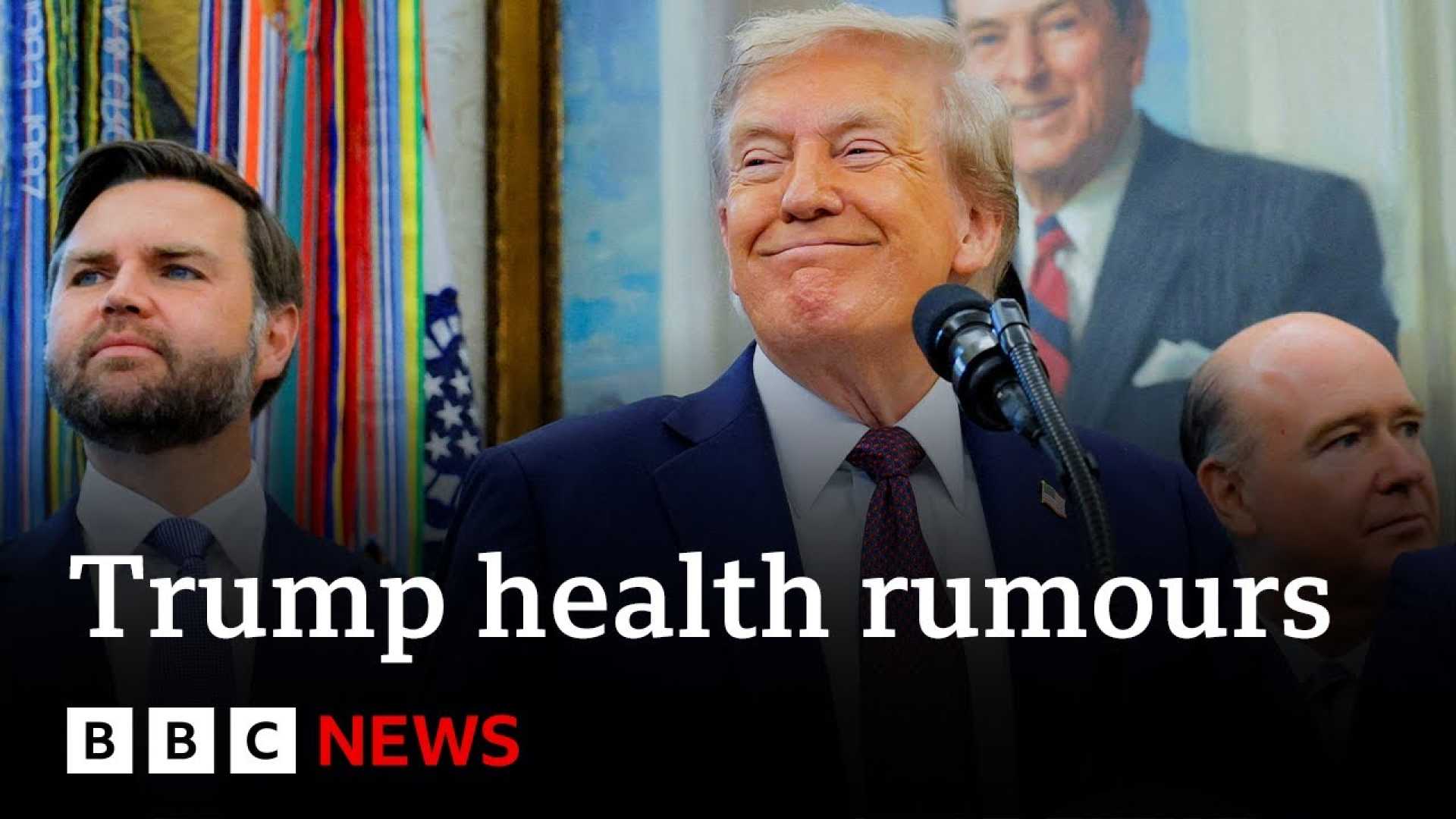 Donald Trump News Conference Health Rumors